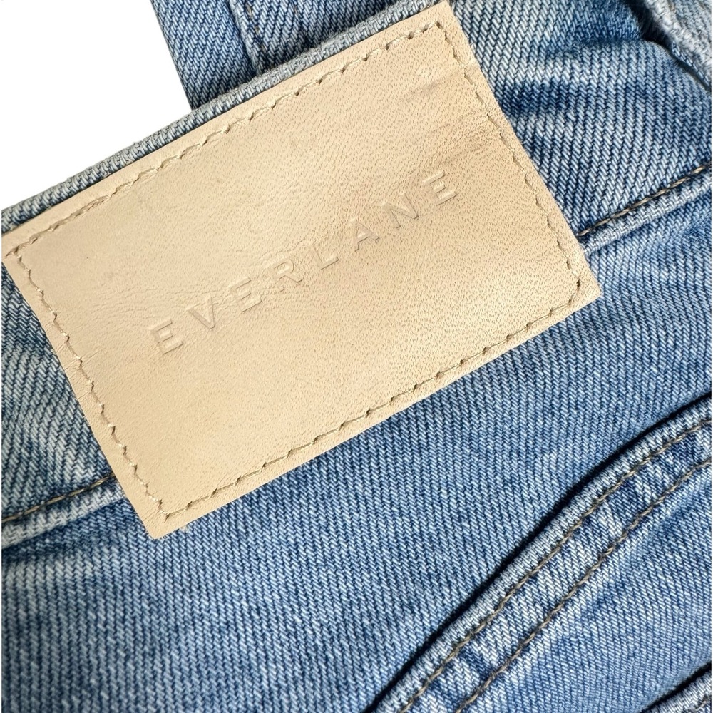 Everlane The Curvy Way High Jean Light Wash Organic Cotton Denim 23 Long - Picture 5 of 6
